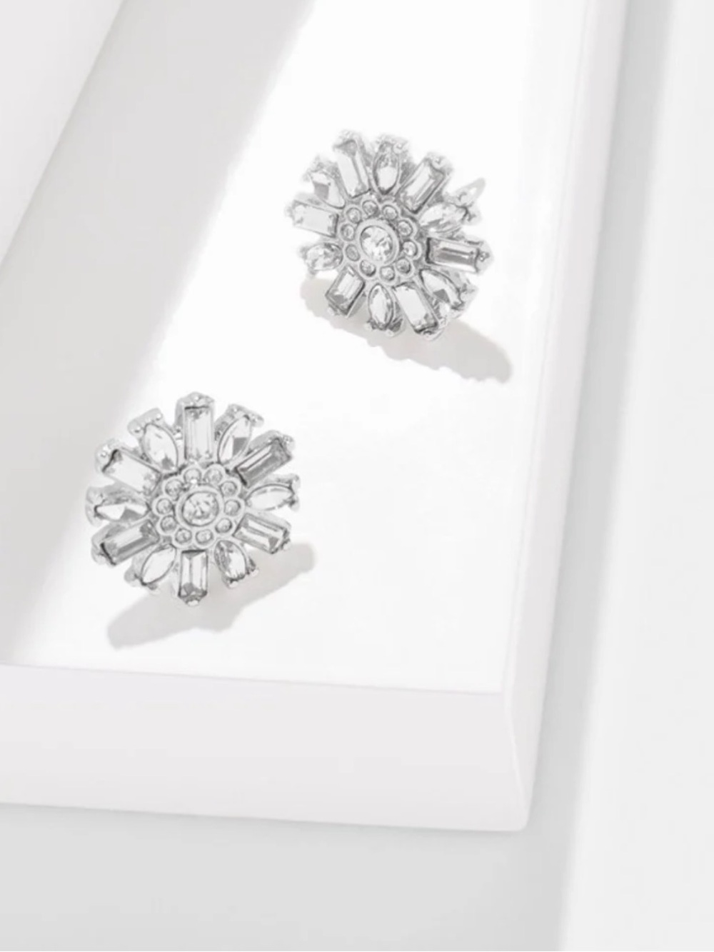 Talbots Snow Burst Stud Earrings